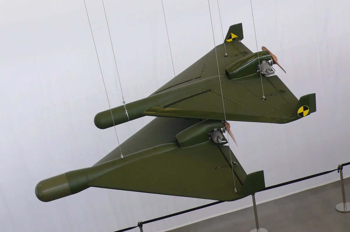 Die Drohne Antiradar as a museum exhibit