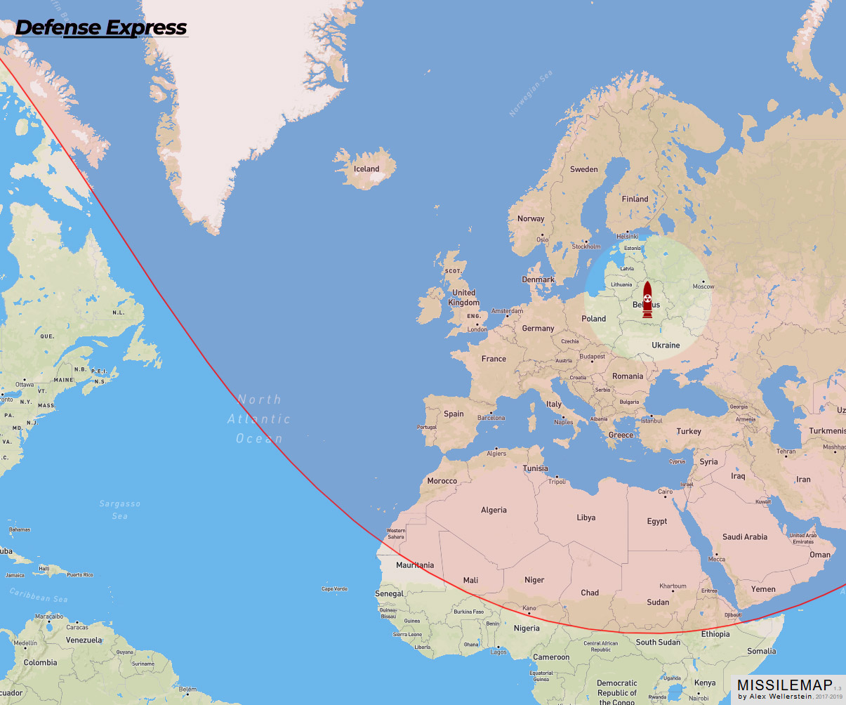 The Oreshnik missile's range Defense Express New Data Reveals Range and Production of the Oreshnik Missile