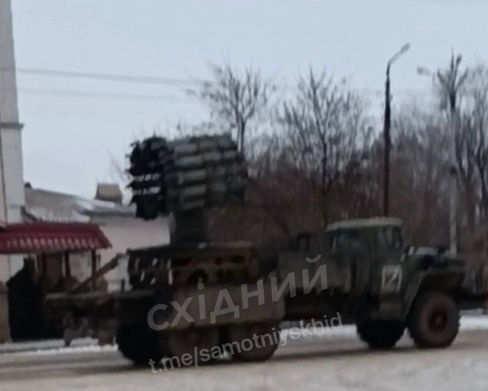 RBU-6000 naval bomb launcher on an Ural truck / Defense Express / 