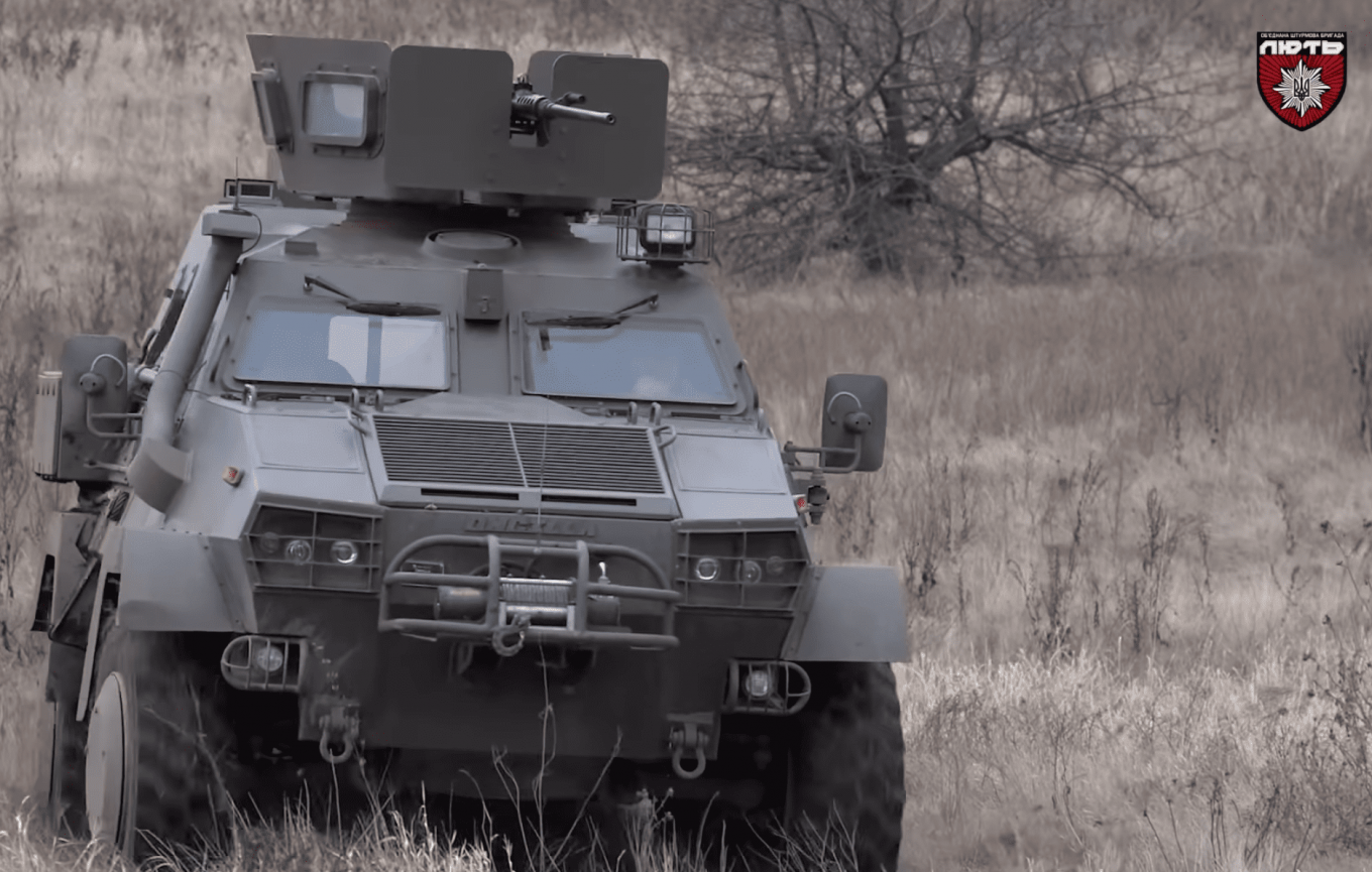 Oncilla armored personnel carrier in service with the Liut Brigade