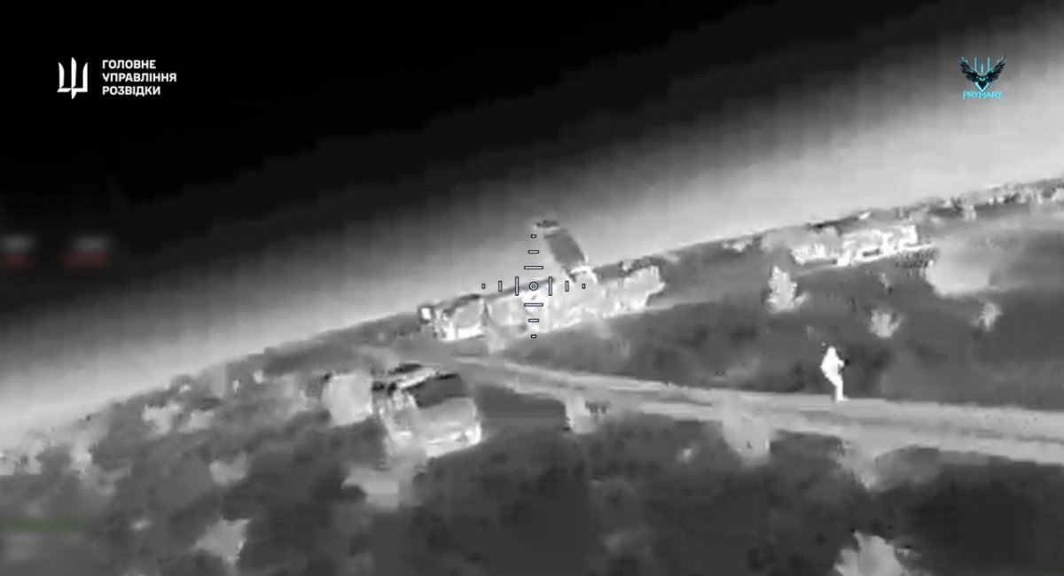Destruction of the 98L6 Yenisey radar from the S-500 system. Frame from Ukraine's Defense Intelligence video