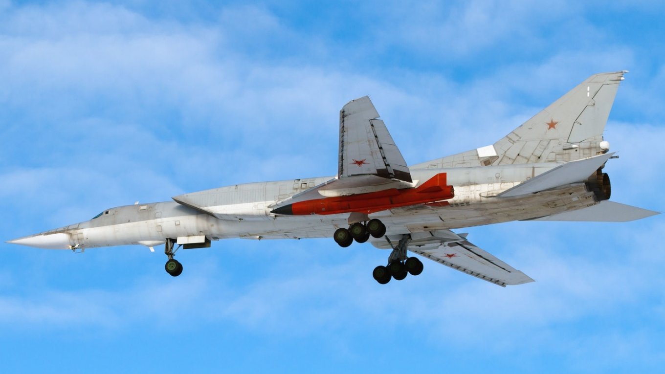 Kh-32 under the wing of a Tu-22M3