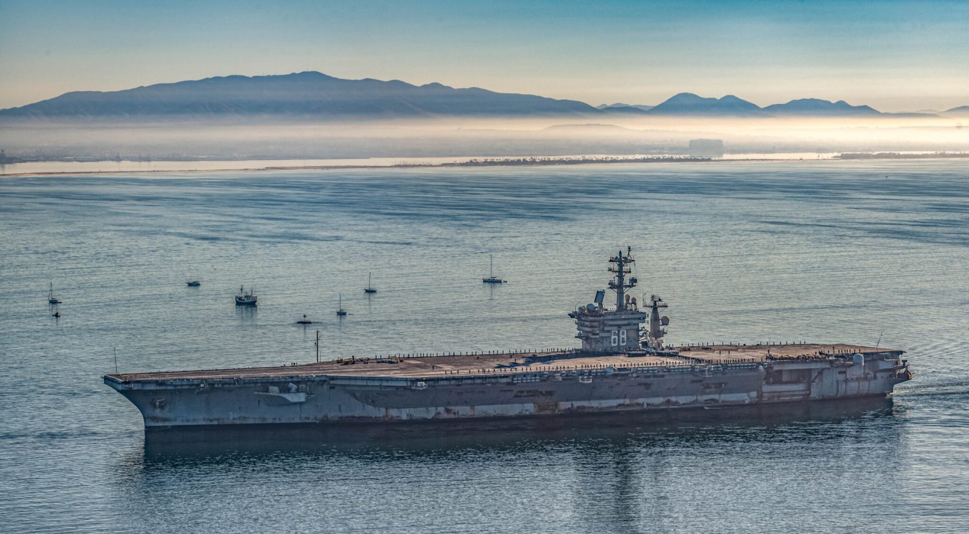 USS Nimitz without air wing during return to Bremerton / Open source photo USNI