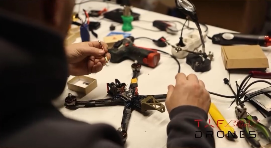 FPV drone production at TAF Drones