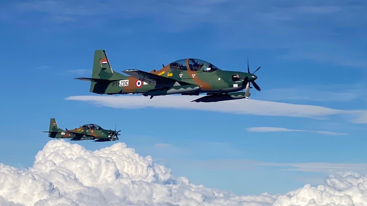 Super Tucano of the Paraguayan Air Force