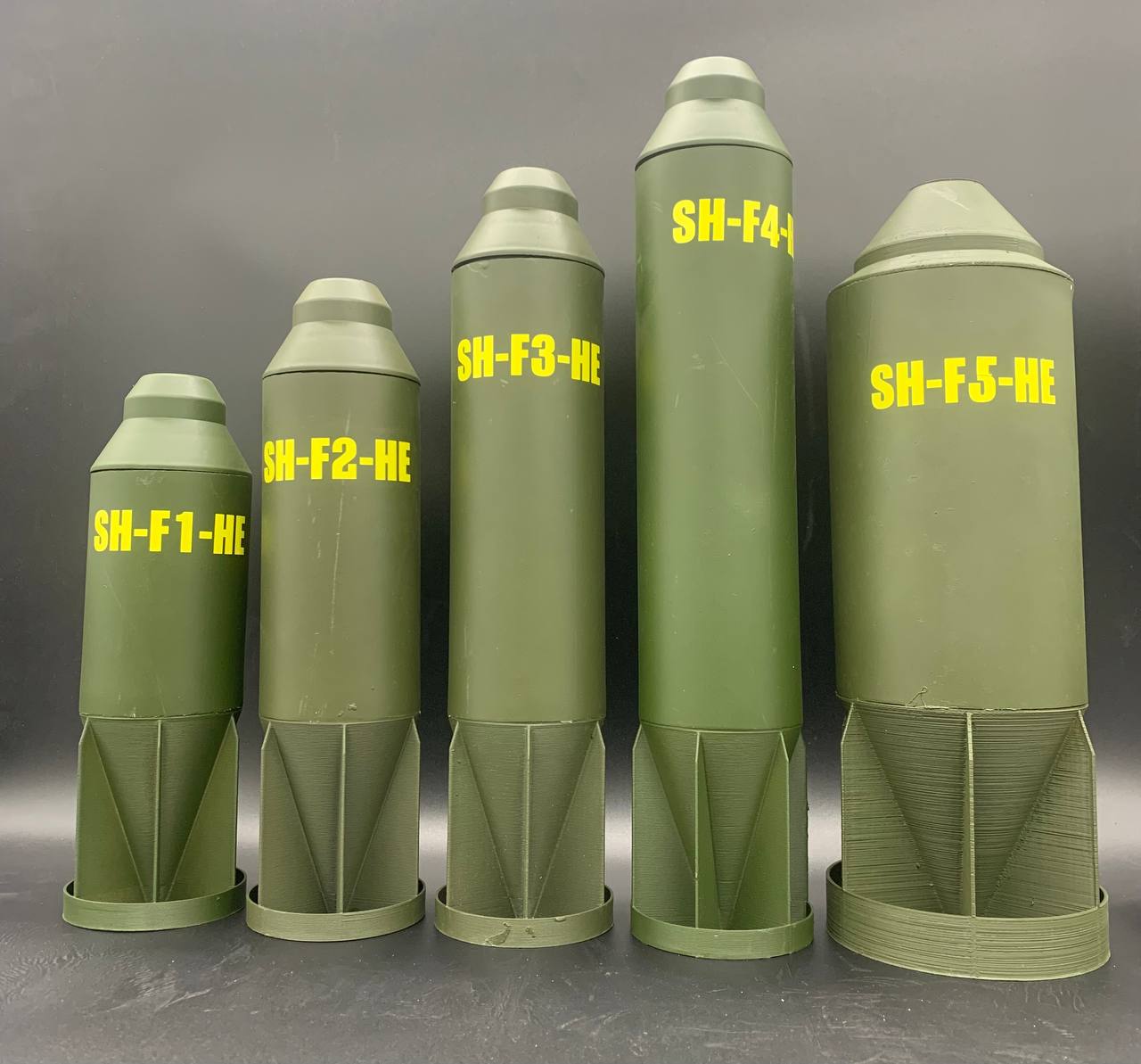 Arsenal of shrapnel shells from Steel Hornets