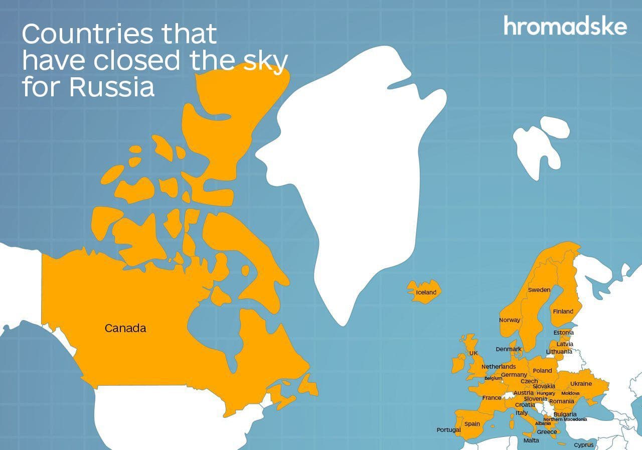 Defense Express / Countries that closed the sky for Russia / Day Five of Russian invasion: Ukraine Looking for Negotiations, Belarus Preparing for War