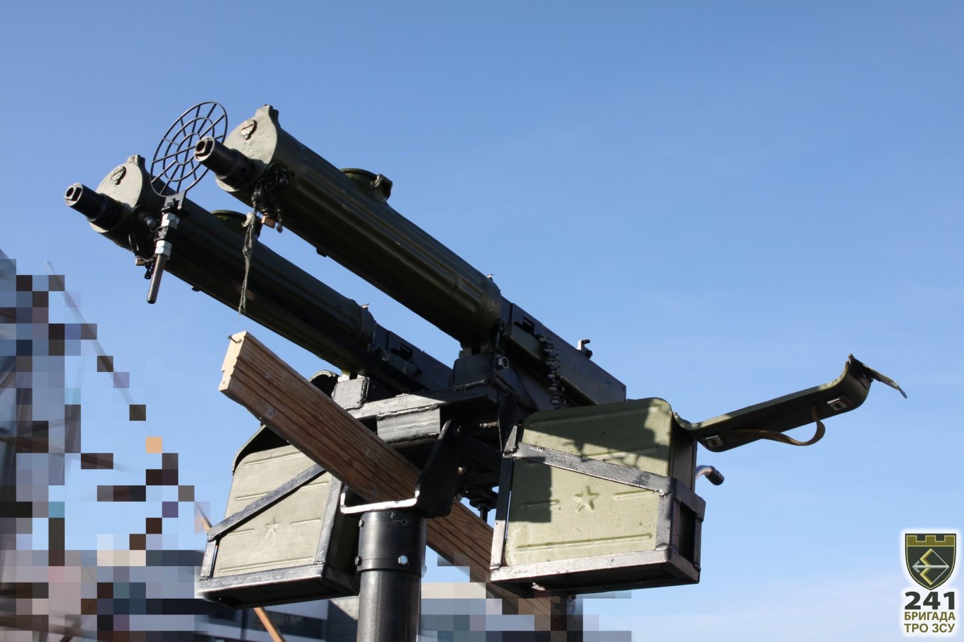 Twin-gun installation of Maxim's to shoot down russian-launched Shahed drones