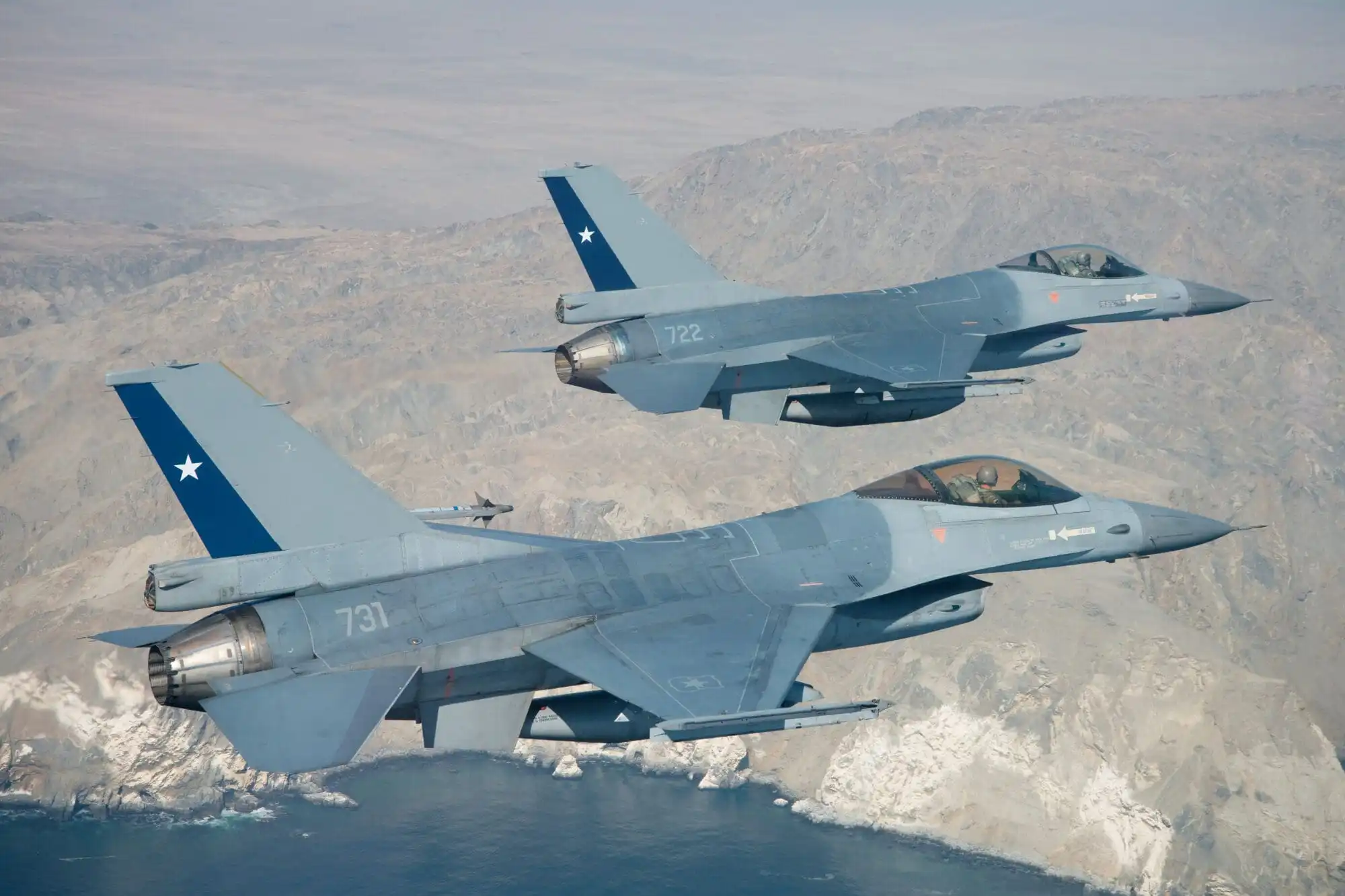F-16 of the Chilean Air Force