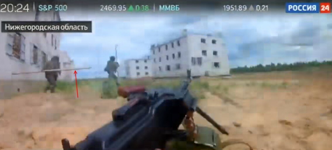 A frame from a TV report showing the urban development at the training ground of the 333rd combat training center / Defense Express / Ukrainian UAVs Strike russian 333rd Training Center in Mulino: What It Is and Its Link to Rheinmetall
