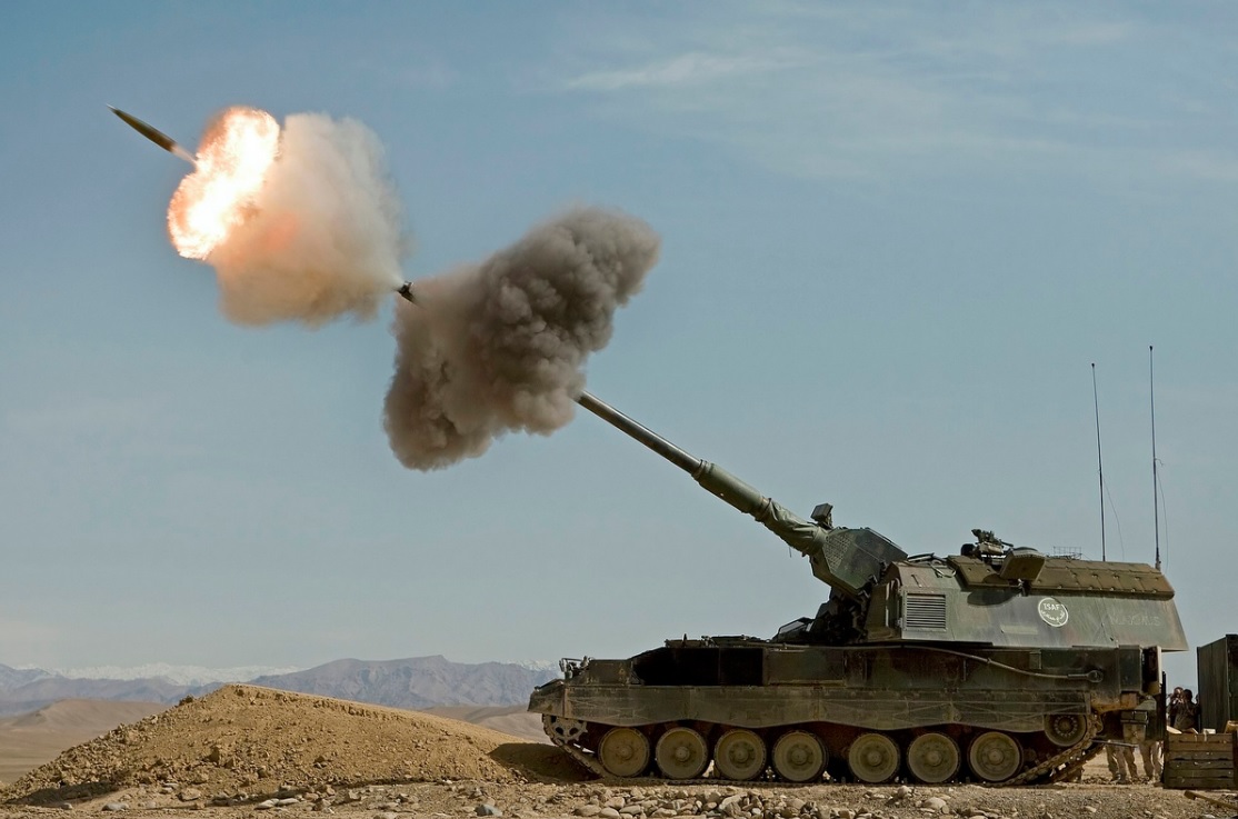 Photo for illustration /  PzH 2000 155mm self-propelled howitzer