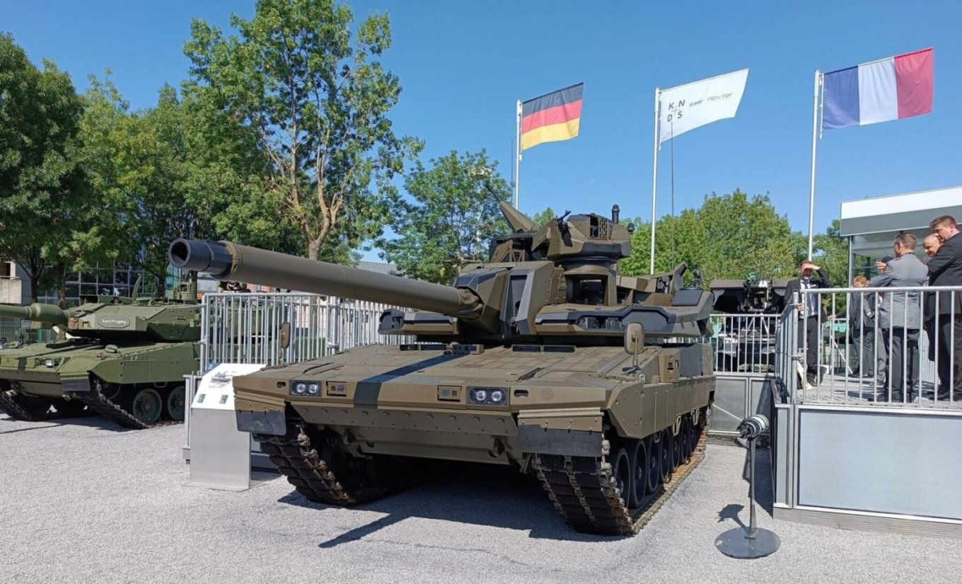 Model of the next-generation MGCS tank