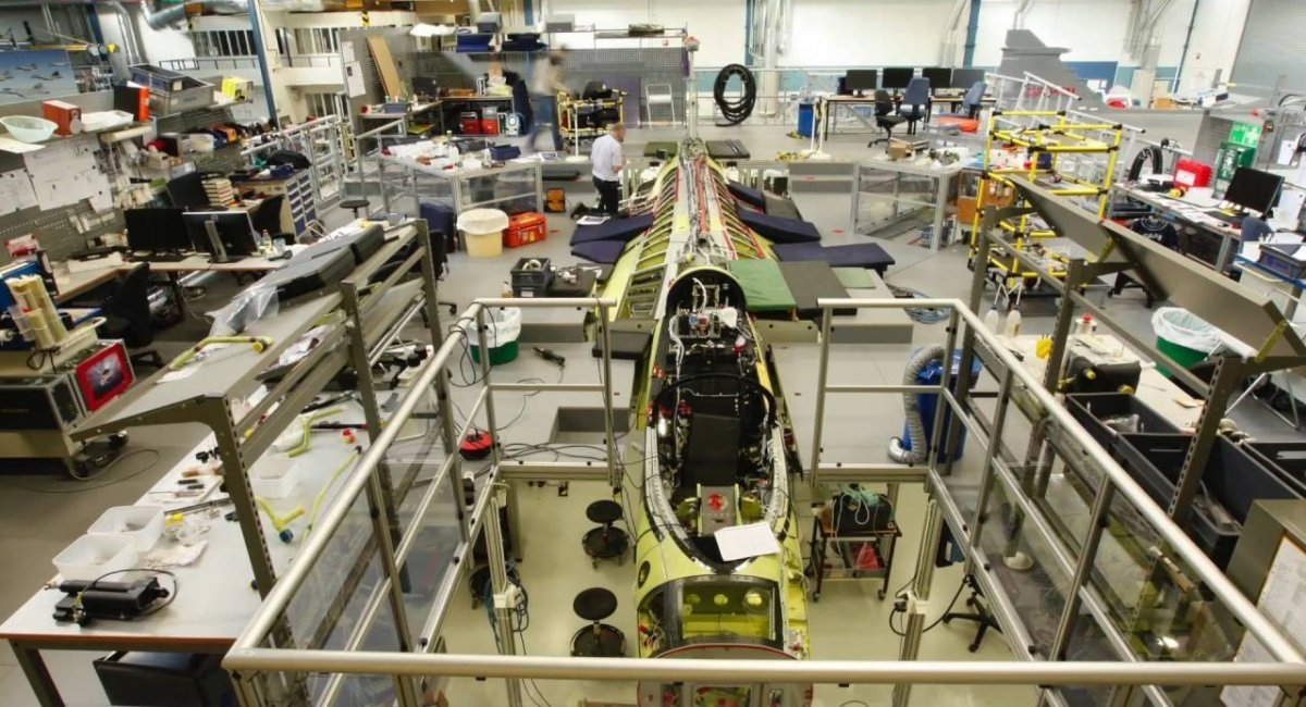 Gripen fighter production / Screenshot from Saab video