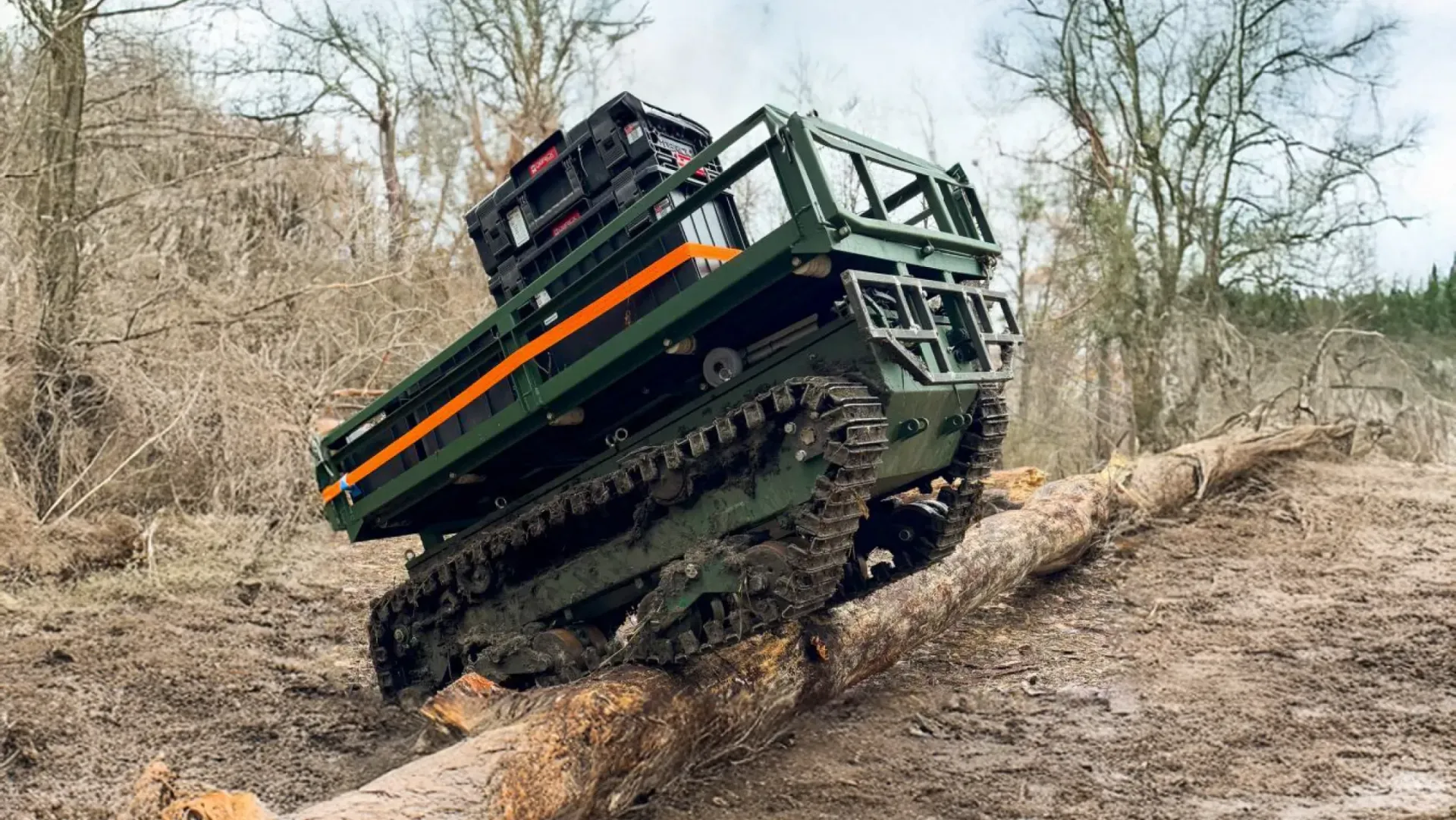 The Visliuk system Defense Express The Vislyuk System: New Ukrainian Robot Can Tow SUVs, Lay Mines, and Move Troop Gear