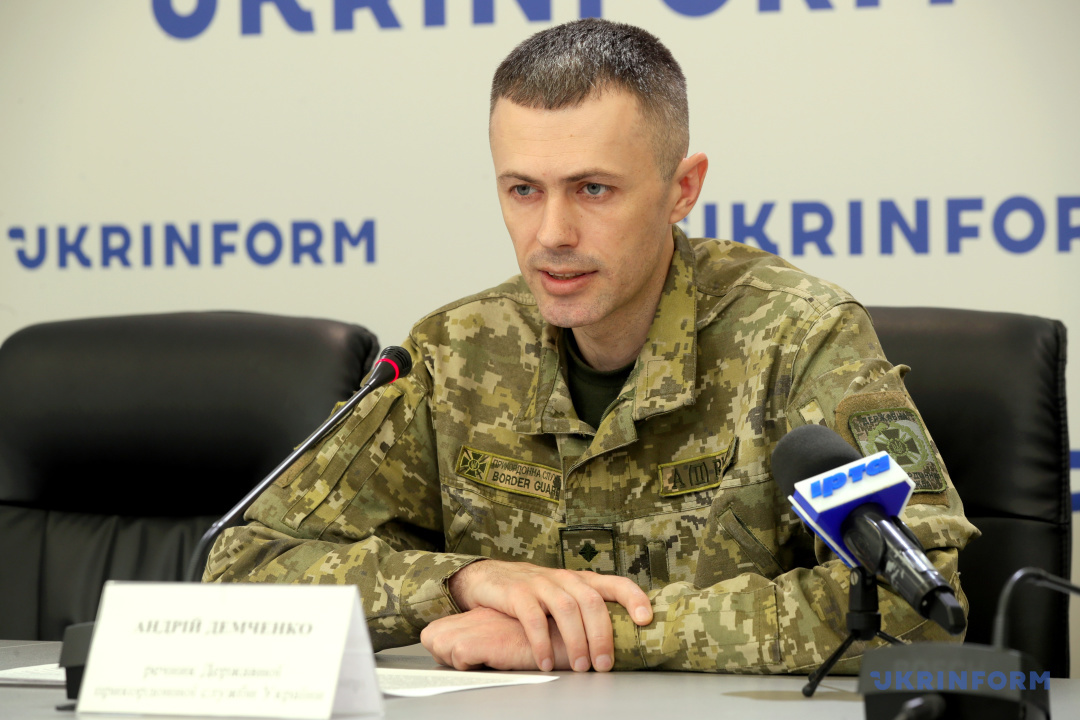 Andriy Demchenko, the Spokesman for Ukraine's State Border Guard Service