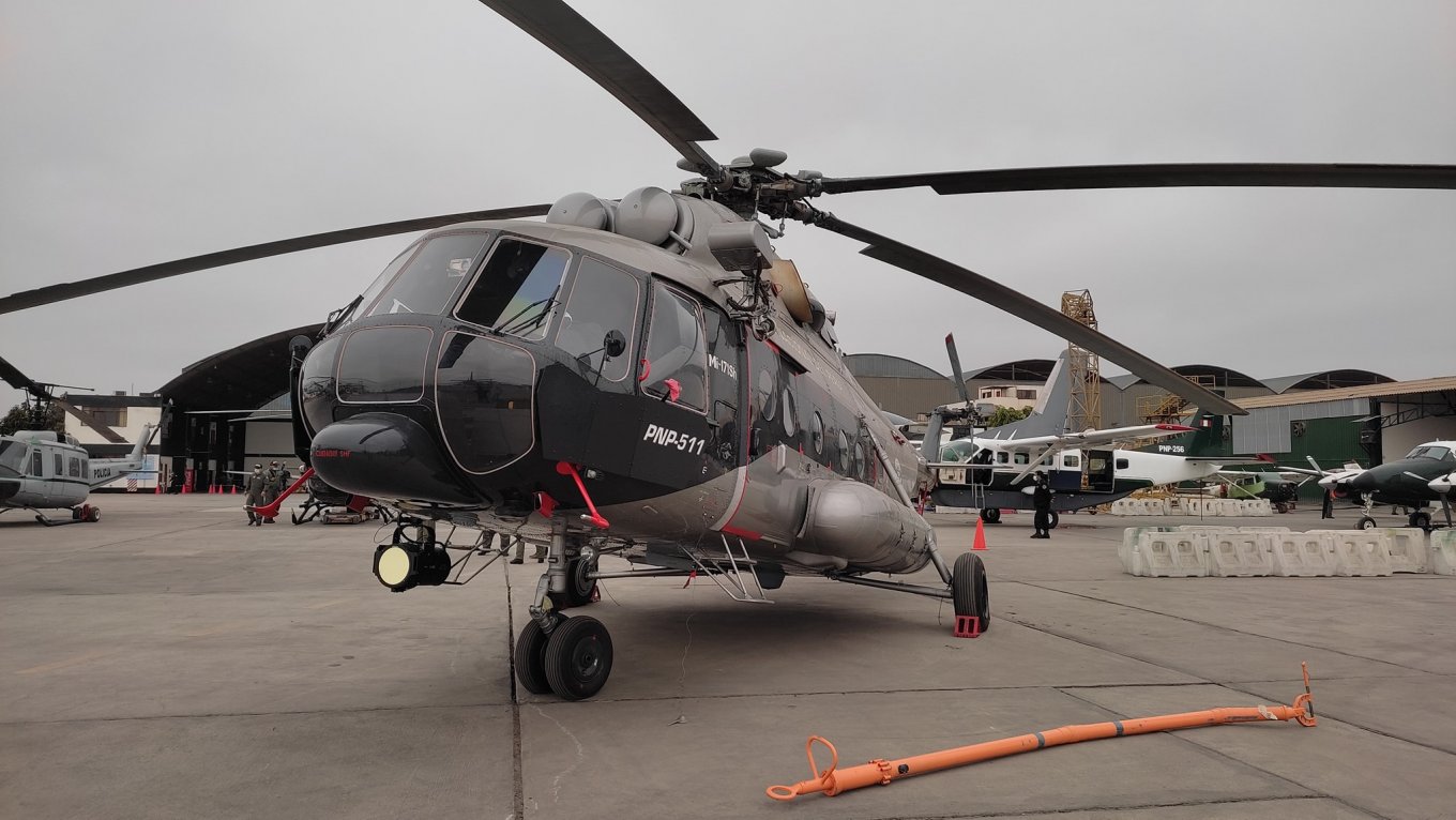 The Mi-171Sh helicopter of the aviation of the Ministry of Interior of Peru Defense Express Peru Terminated the Contract with the Antonov State Enterprise for the An-178 Aircraft Supply Worth 64 Million Dollars