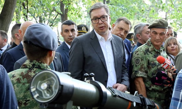 The Serbian president, Aleksandar Vucic, Defense Express