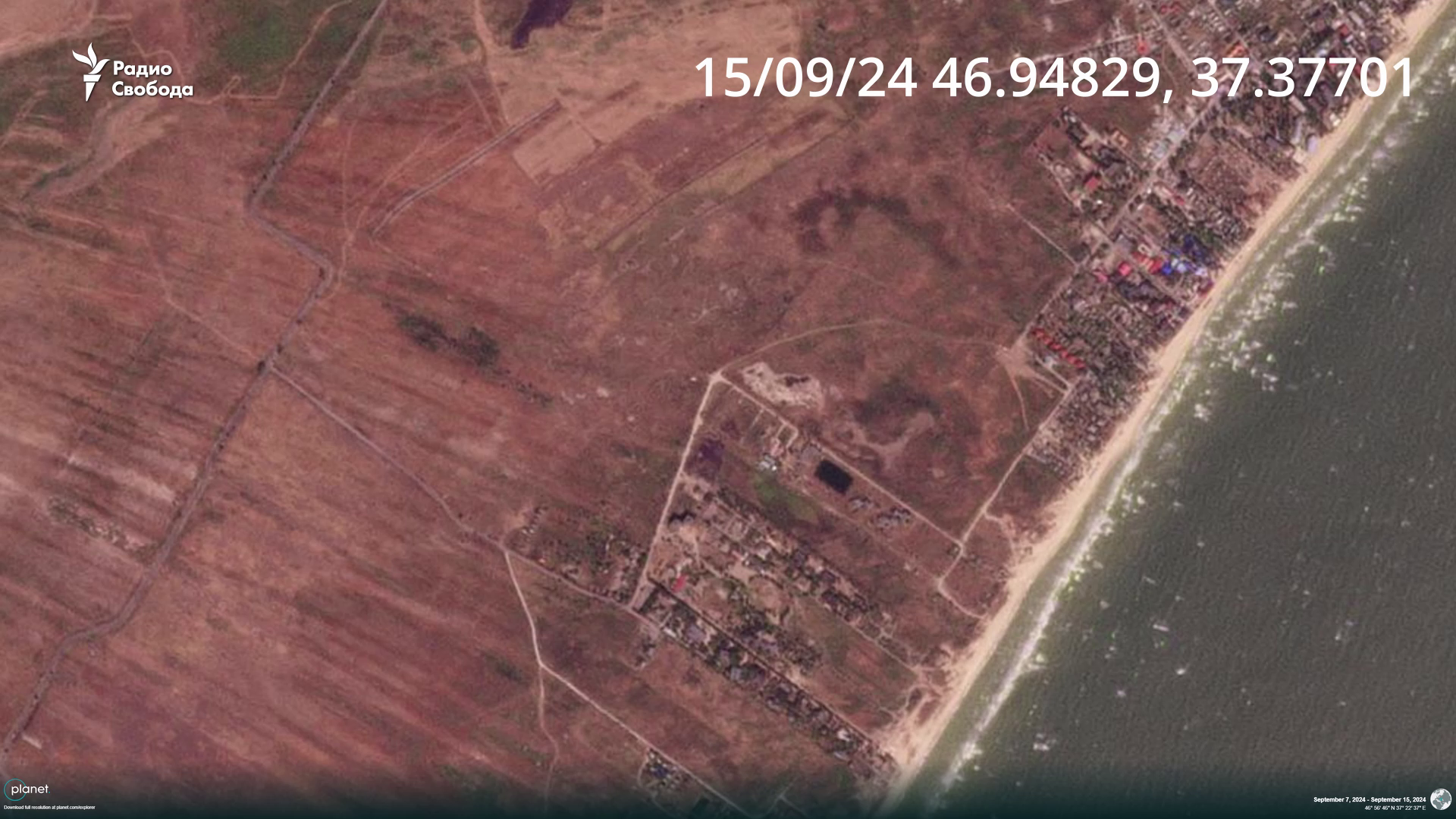 First Satellite Images of Destroyed russian Depots Near Temporarily Occupied Mariupol Appeared, Defense Express