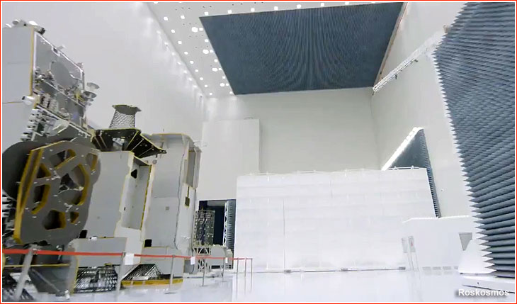 Satellite construction at ISS Reshetnev