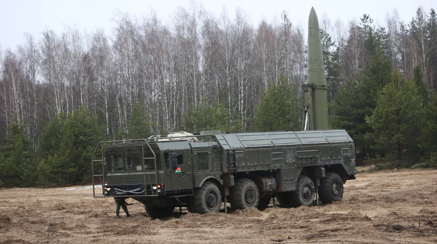 Illustrative photo - A russian-made Iskander-M short-range ballistic missile system