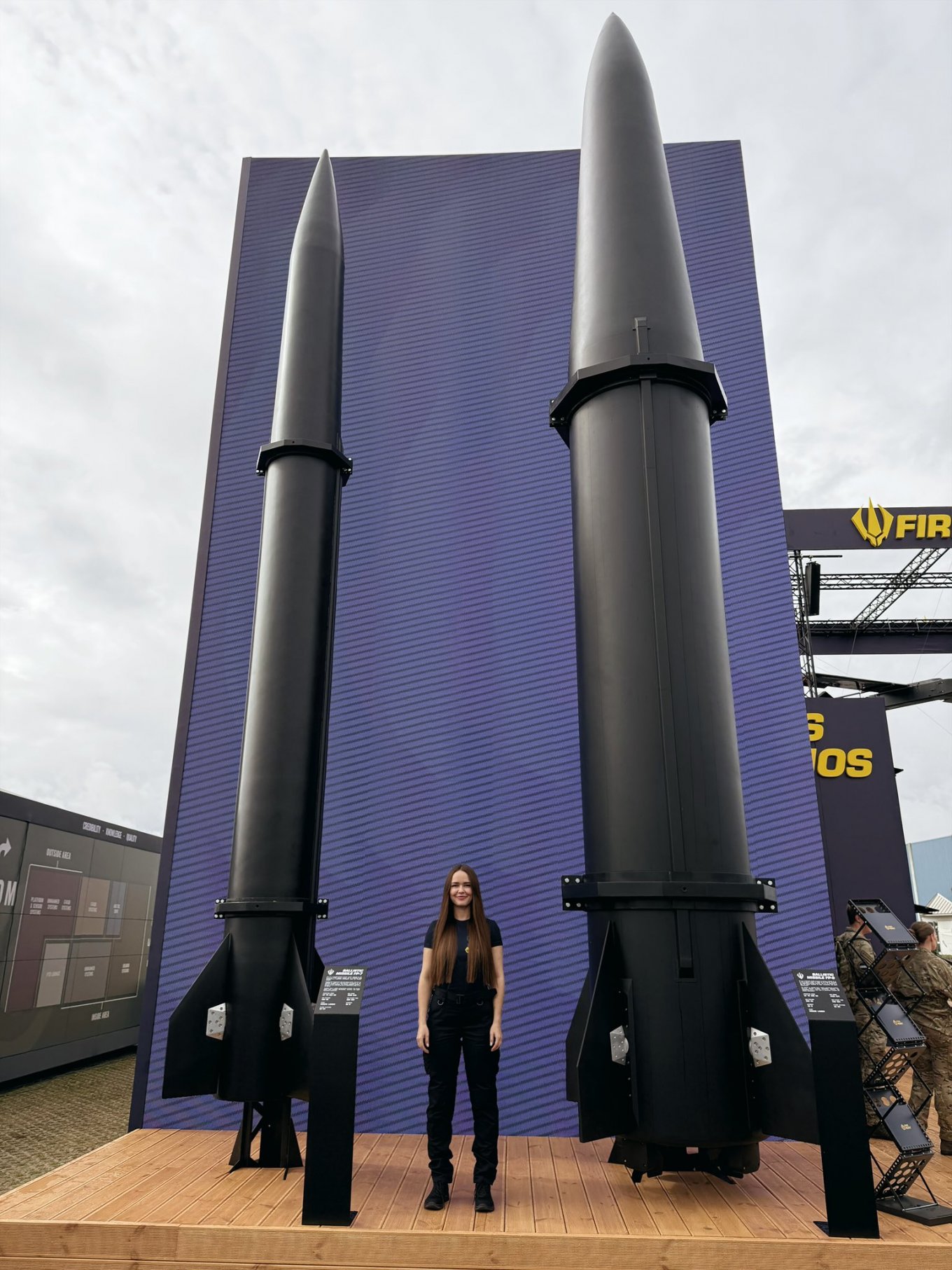 FP-7 and FP-9 mockups during DALO Industry Days 2026 / Photo credit: x/@iraterekh