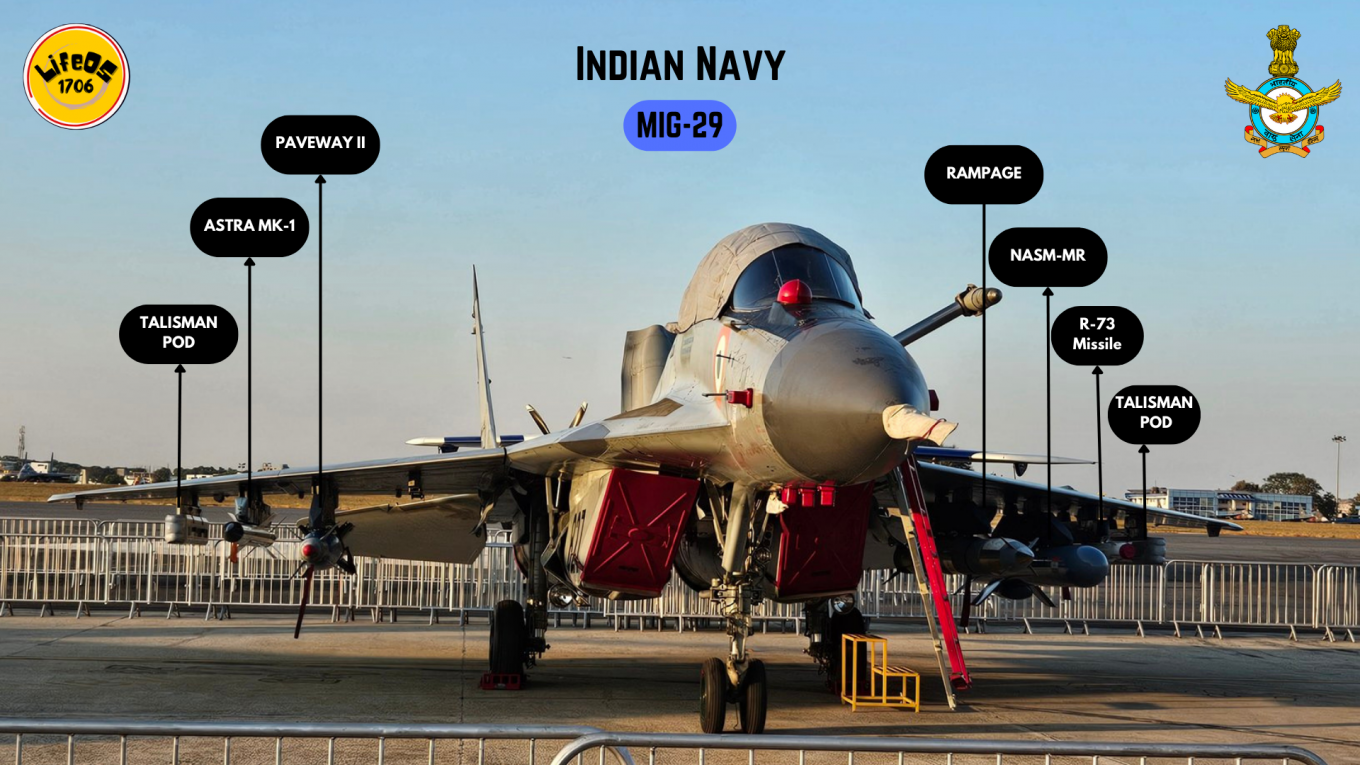 India Not Only Orders Carrier-Based French Rafale Fighters but Also Integrates Its NASM-MR Missile into russian MiG-29K Aircraft, Defense Express