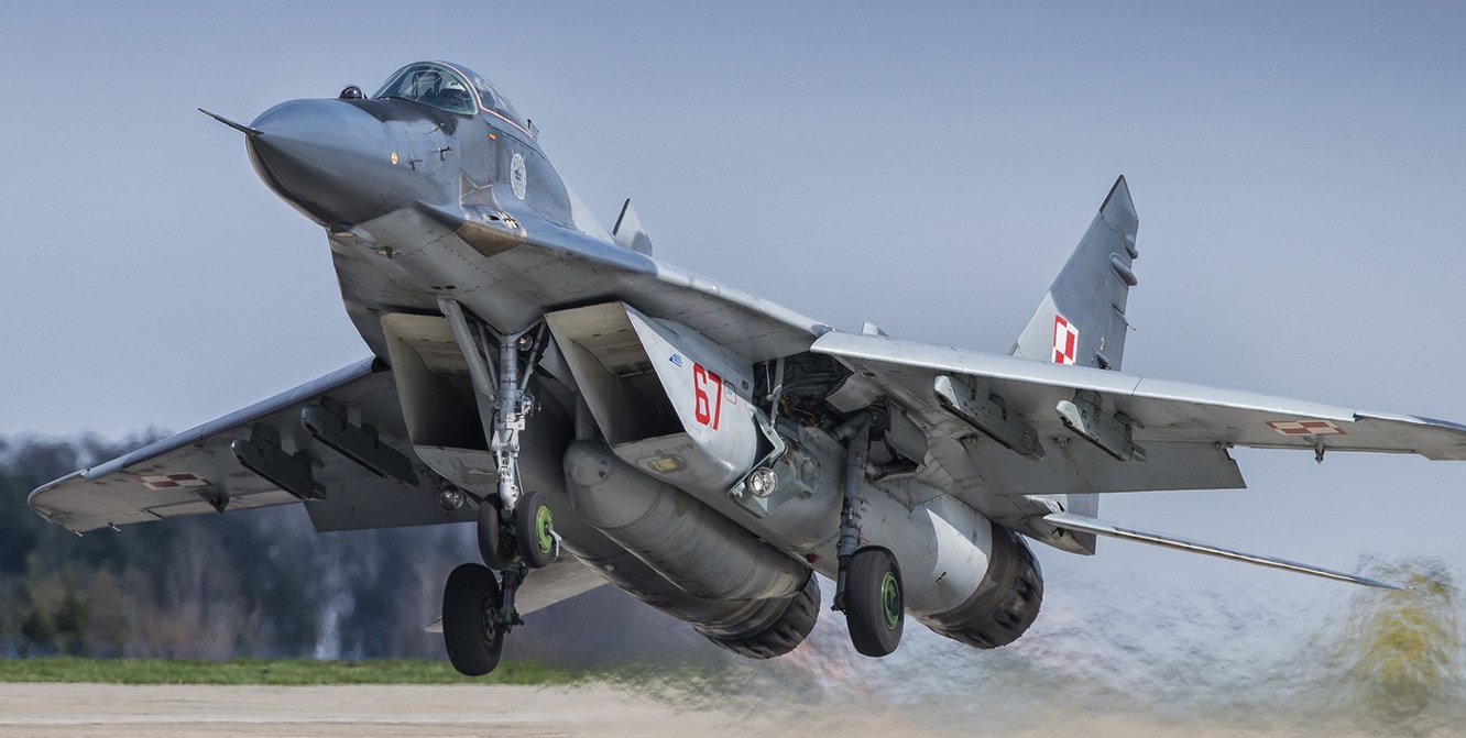 Polish MiG-29 fighter jet - Photo from the open sources