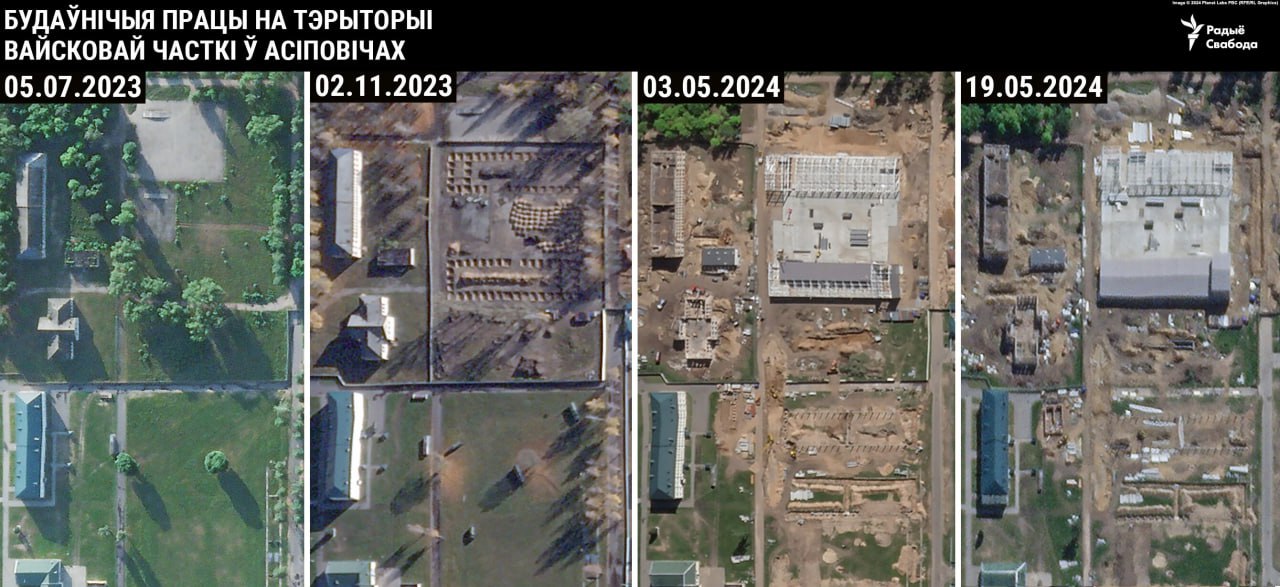 Satellite imagery reveals the construction of new hangars and the renovation of buildings at the Asipovichy base Defense Express Construction at the Asipovichy Base in Belarus Hints at New Iskander Brigade