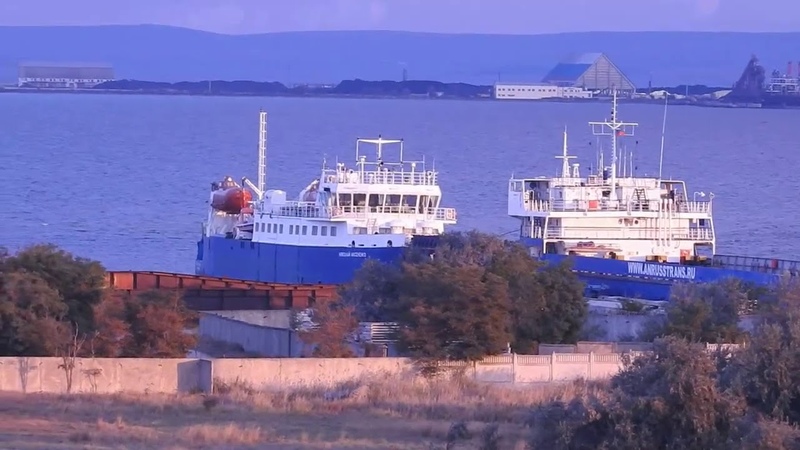 russian ferry across the Kerch Strait