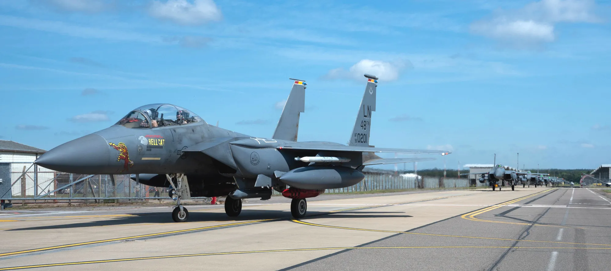 F-15 multirole fighter of the U.S. Air Force