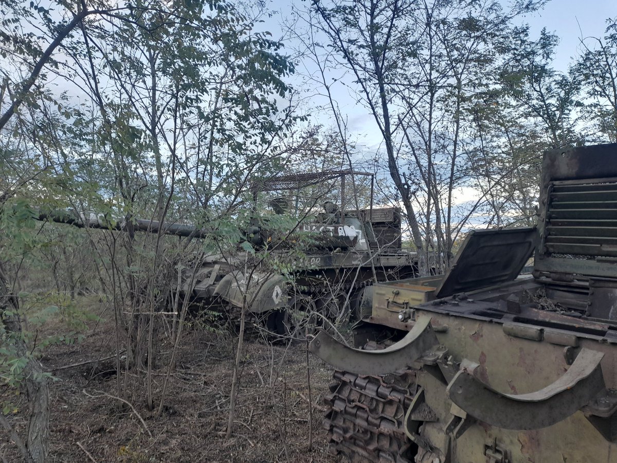 Abandoned T-62 in the Kherson region