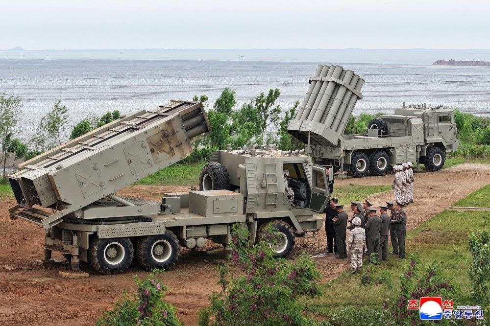 North Korea tests two new missile systems Juche-HIMARS and a clone of the russian Hermes project — May 2026 / Open source photo