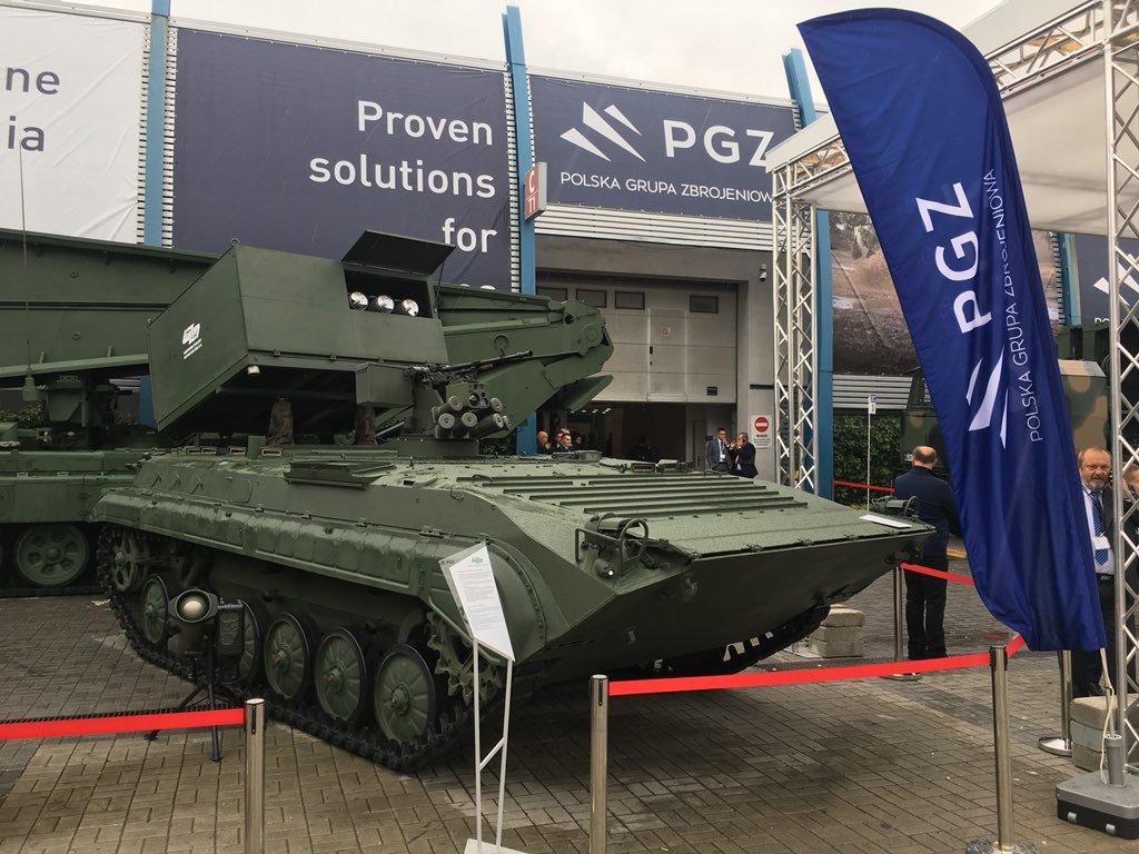 MBDA and Polish defense enterprise PGZ have demonstrated an IFV armed with MBDA’s Brimstone missile during MSPO-2019 ehibition