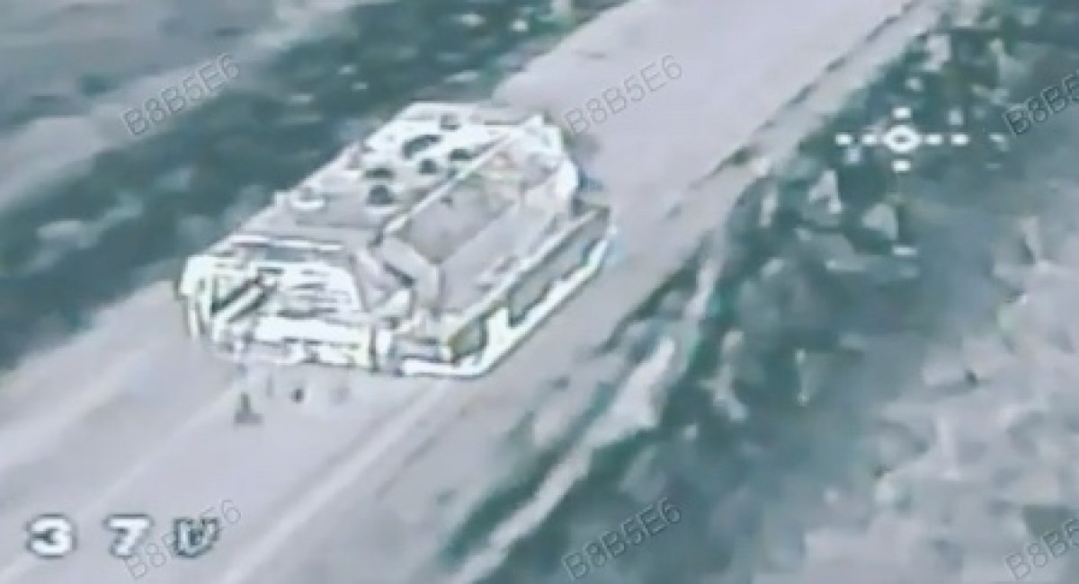 russian TOS-1A Solntsepyok heavy thermobaric multiple launch system / screenshot from video