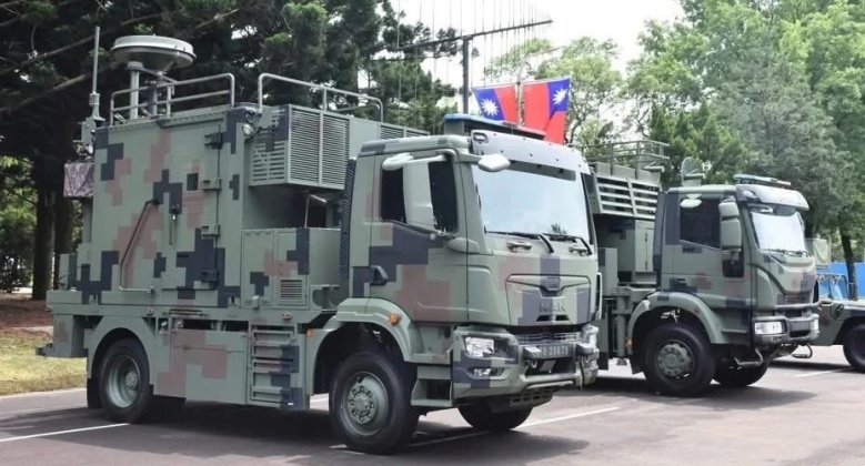 Taiwanese Hsuan-Chieh Vehicle EW system / Photo credit: Military Watch Magazine