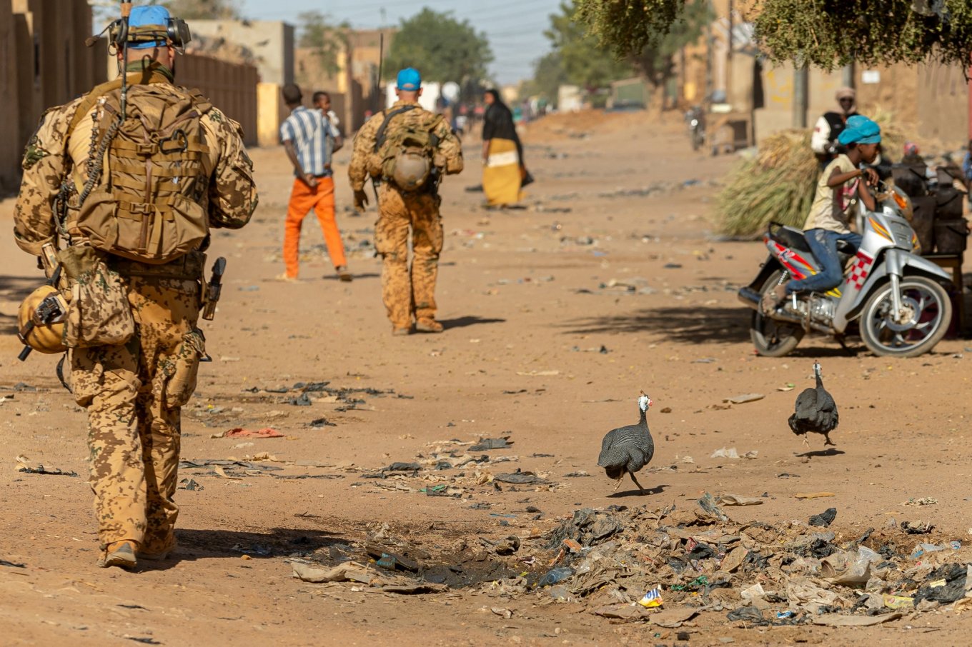 German soldiers in Gao, Mali. February 2023