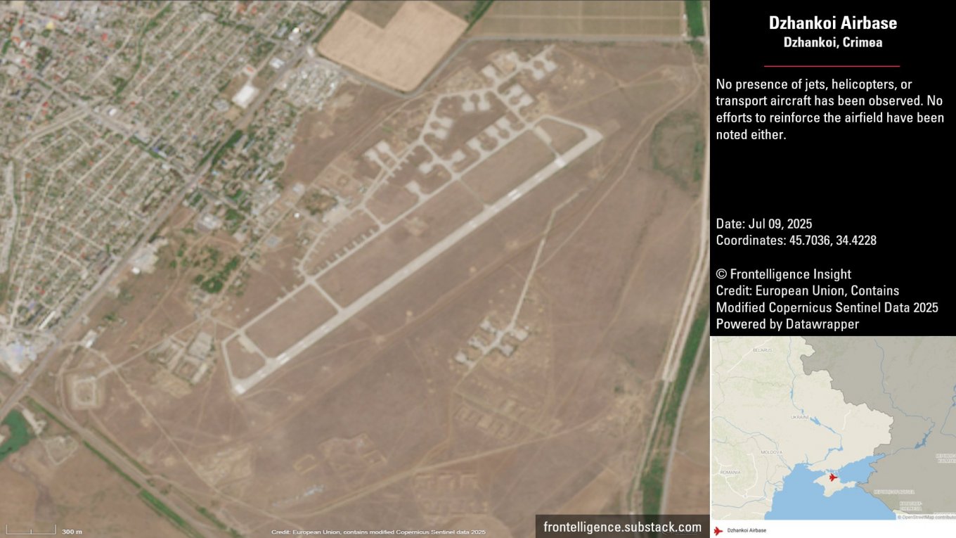 Operation Pavutyna, What Is Happening Now at Airfields Where russian Strategic Aviation Was Destroyed, Dzhankoi Air Base, Dzhankoi, Crimea, July 9, 2025