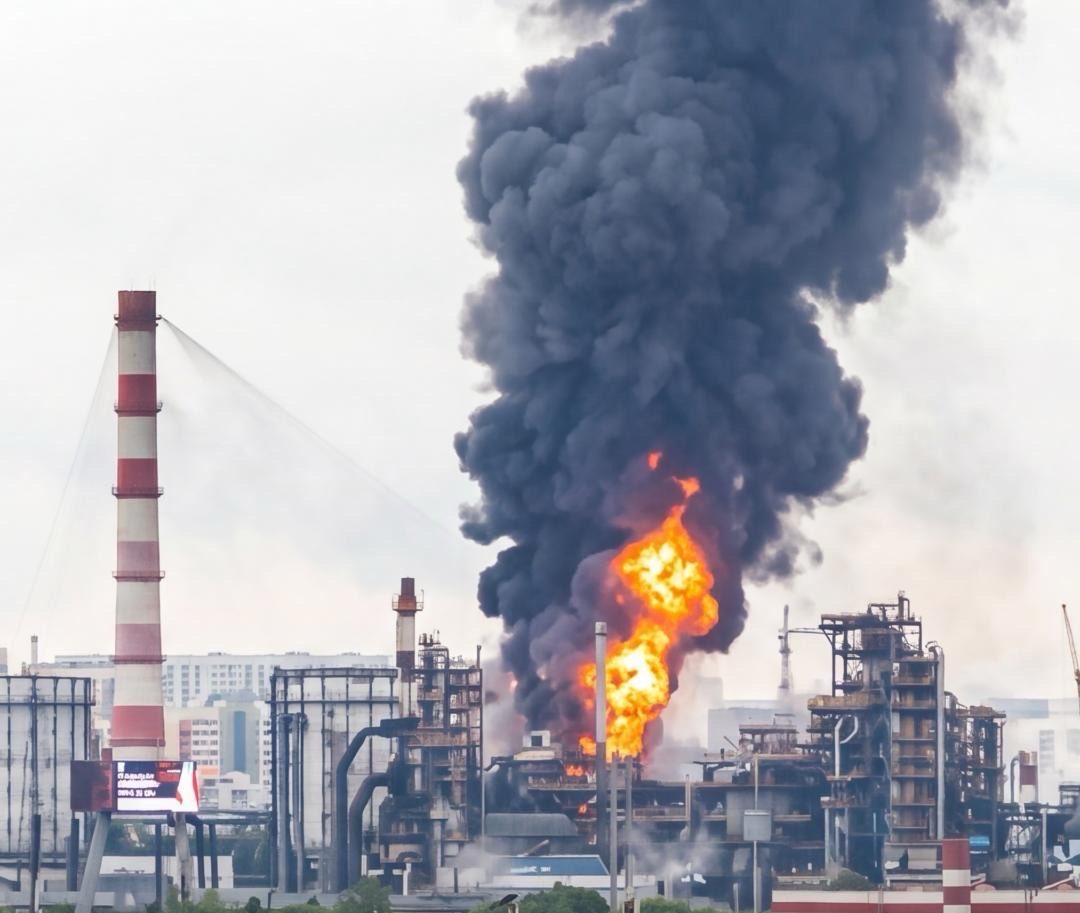 Ukrainian Drones Passed Through Four Layers of russian Air Defenses to Strike Oil Refinery 15 km From Kremlin in Moscow, Defense Express