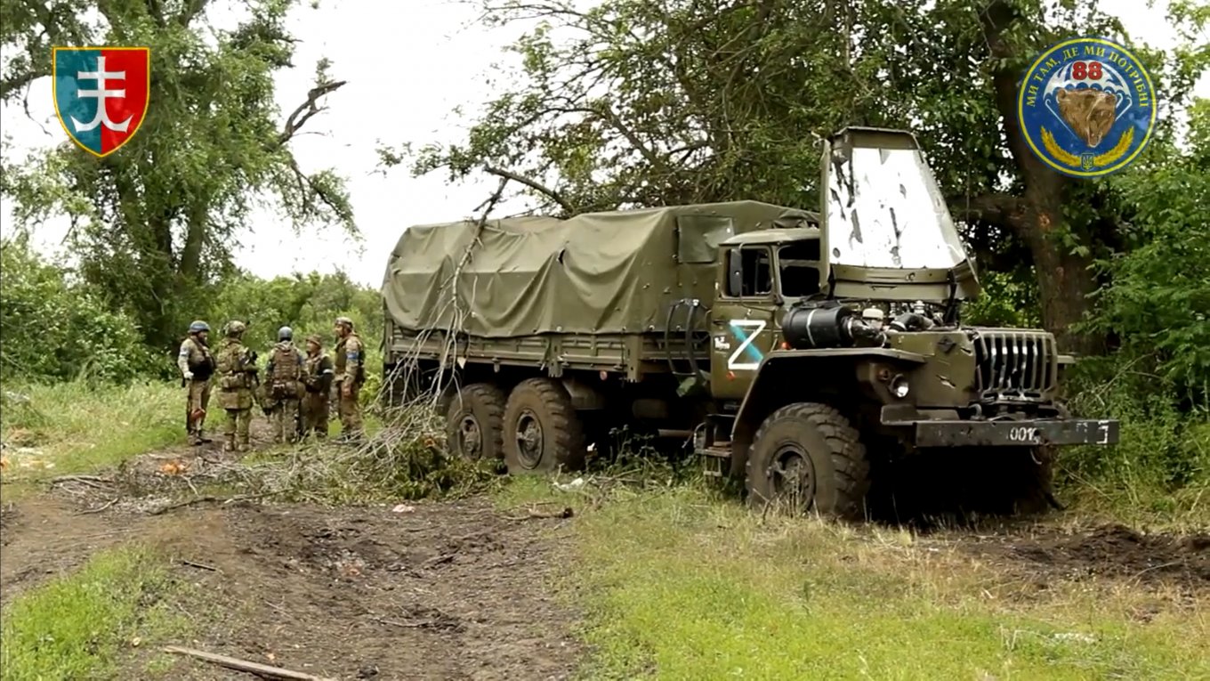 Ukrainian marines captured enemy truck filled with ammunition, Ukrainian Flag Raised Over Two More Settlement in Donetsk Region, Defense Express