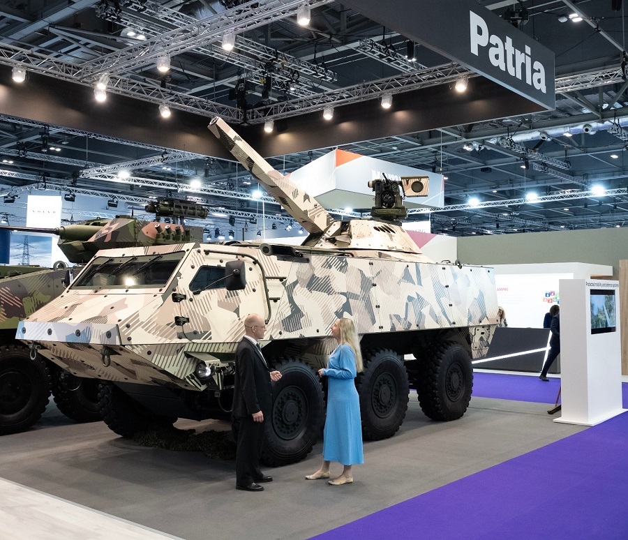 Patria NEMO mortar system / Defense Express / Best Way to Arm Ukraine's New Patria 6x6 Vehicles