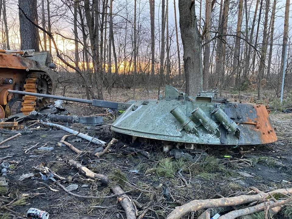 Russian IPV that was destroyed by Ukrainian troops