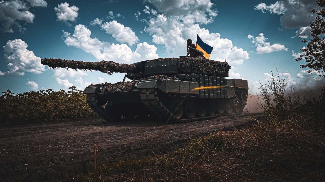 Leopard 2A4 of the Ukrainian Army