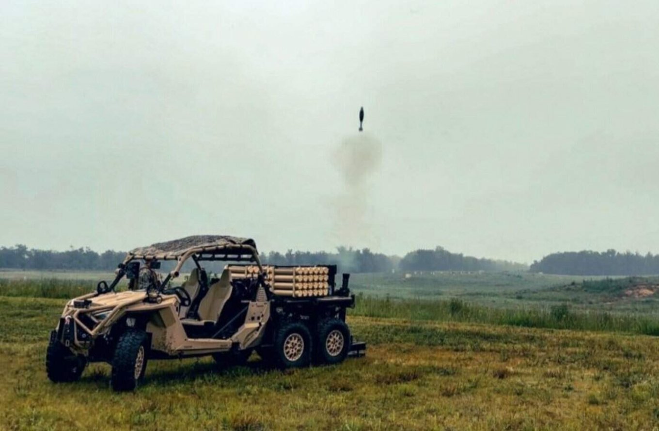 Scorpion Light Mobile Mortar System Ordered for U.S. Army in ISV-U Buggy Version, Scorpion light mobile mortar system on MRZR Alpha chassis