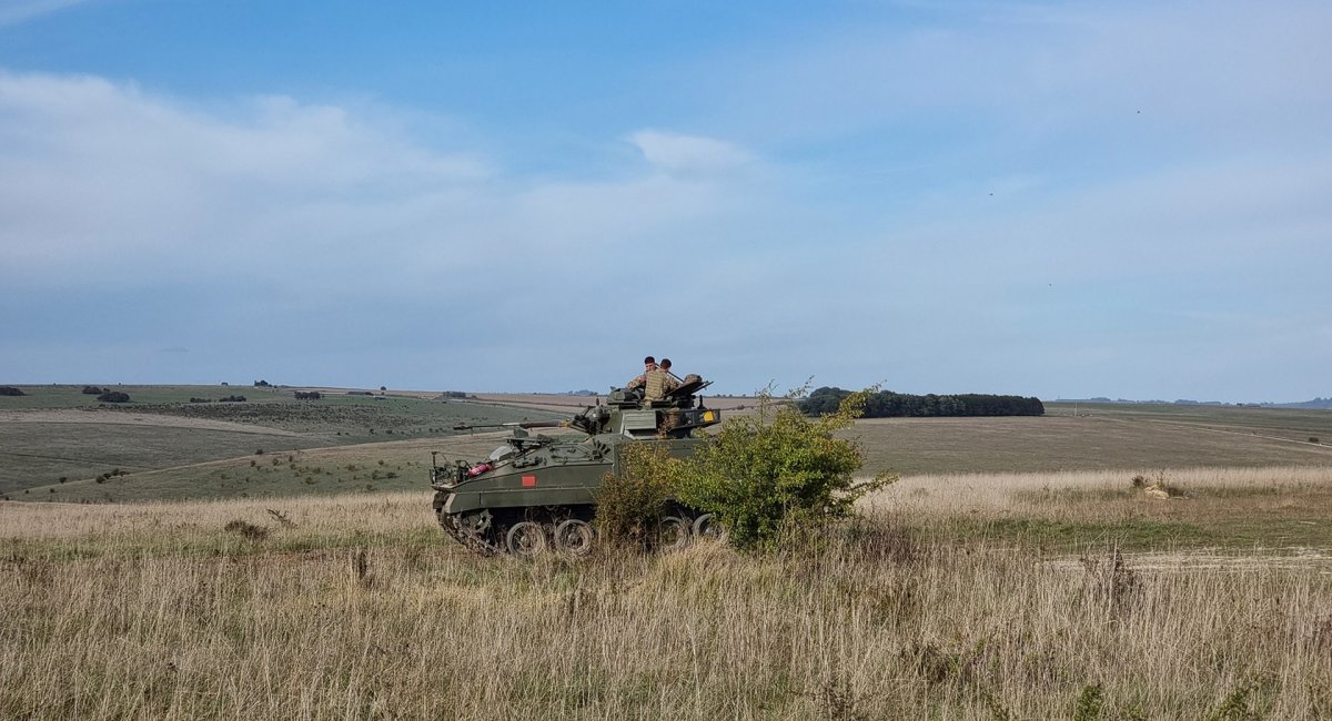 Training of Ukrainian troops in the United Kingdom under Operation Interflex