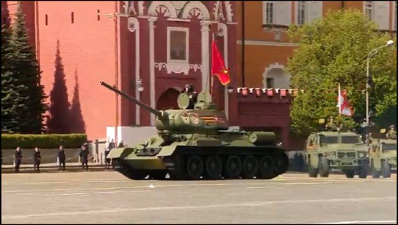 The T-34 was the only tank on the parade in Moskow on May 9, 202, Defense Express