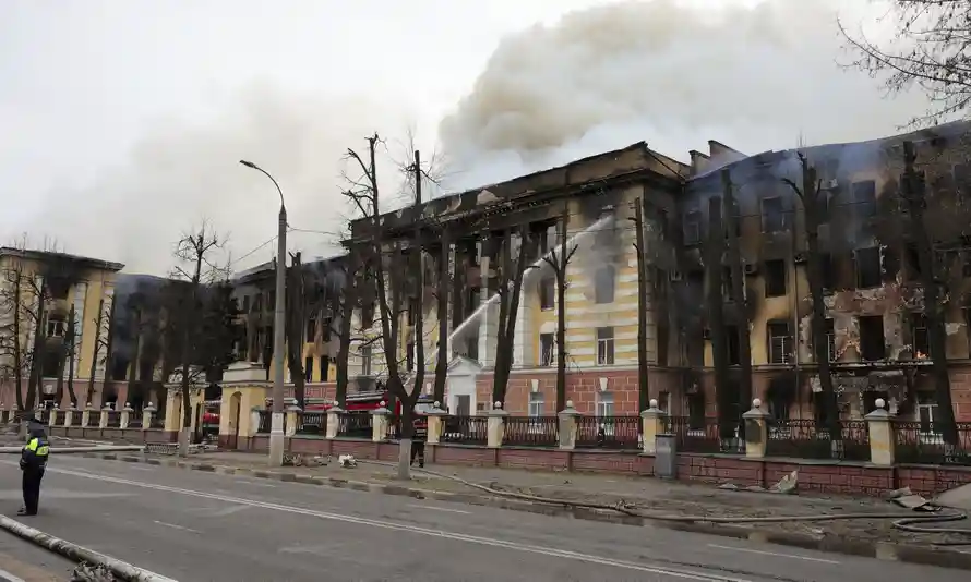 Chemical plant and defense research building burn down in Russia, Defense Express, war in Ukraine, Russian-Ukrainian war