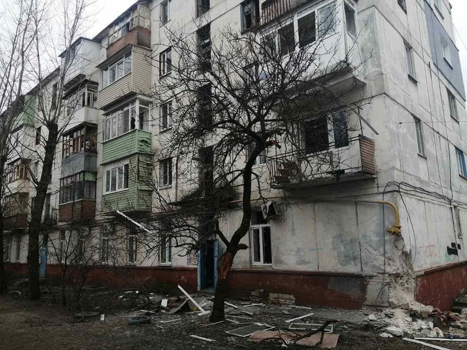 The result of enemy shelling in Severodonetsk