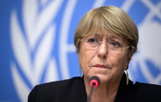 The United Nations High Commissioner for Human Rights, Michelle Bachelet,