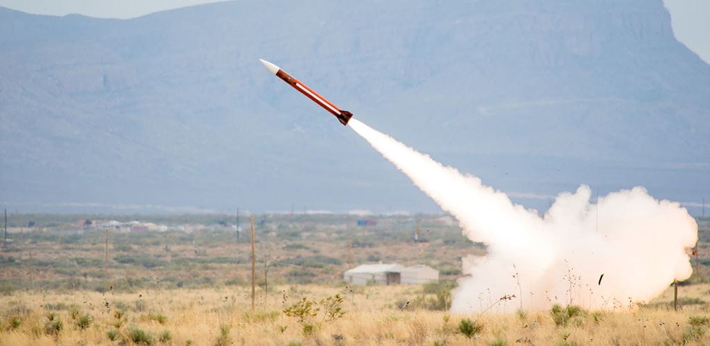 PAC-2 GEM-T missile launch
