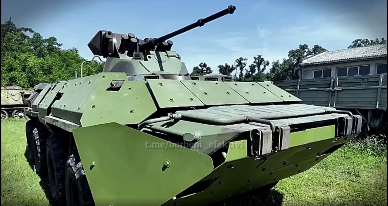 Modernized BTR-80A armored personnel carrier Defense Express Serbia Modernizes russian BTR-80A Carrier to Compete with Ukraine's BTR-3 Vehicle
